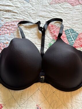 PINK Victoria's Secret Black T-Back Padded Bra